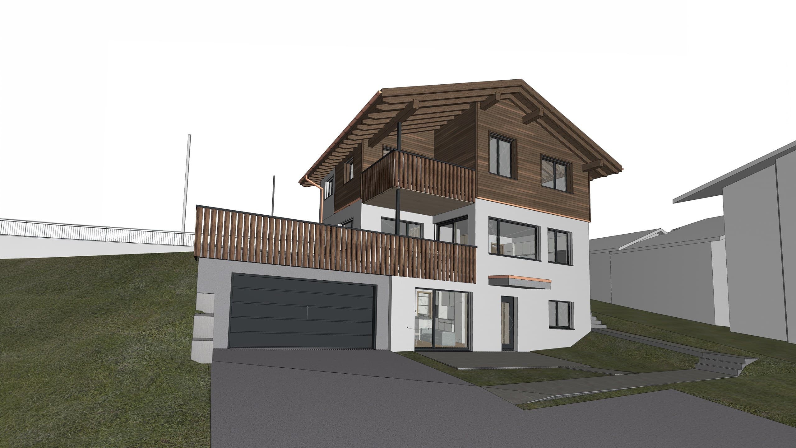 Visualisierung des Hauses