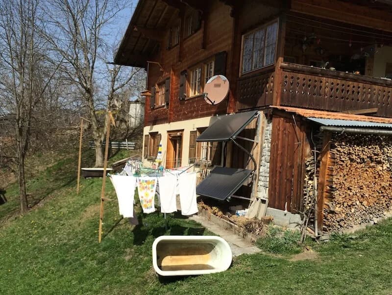 An- und Umbau Schmid vor dem Umbau